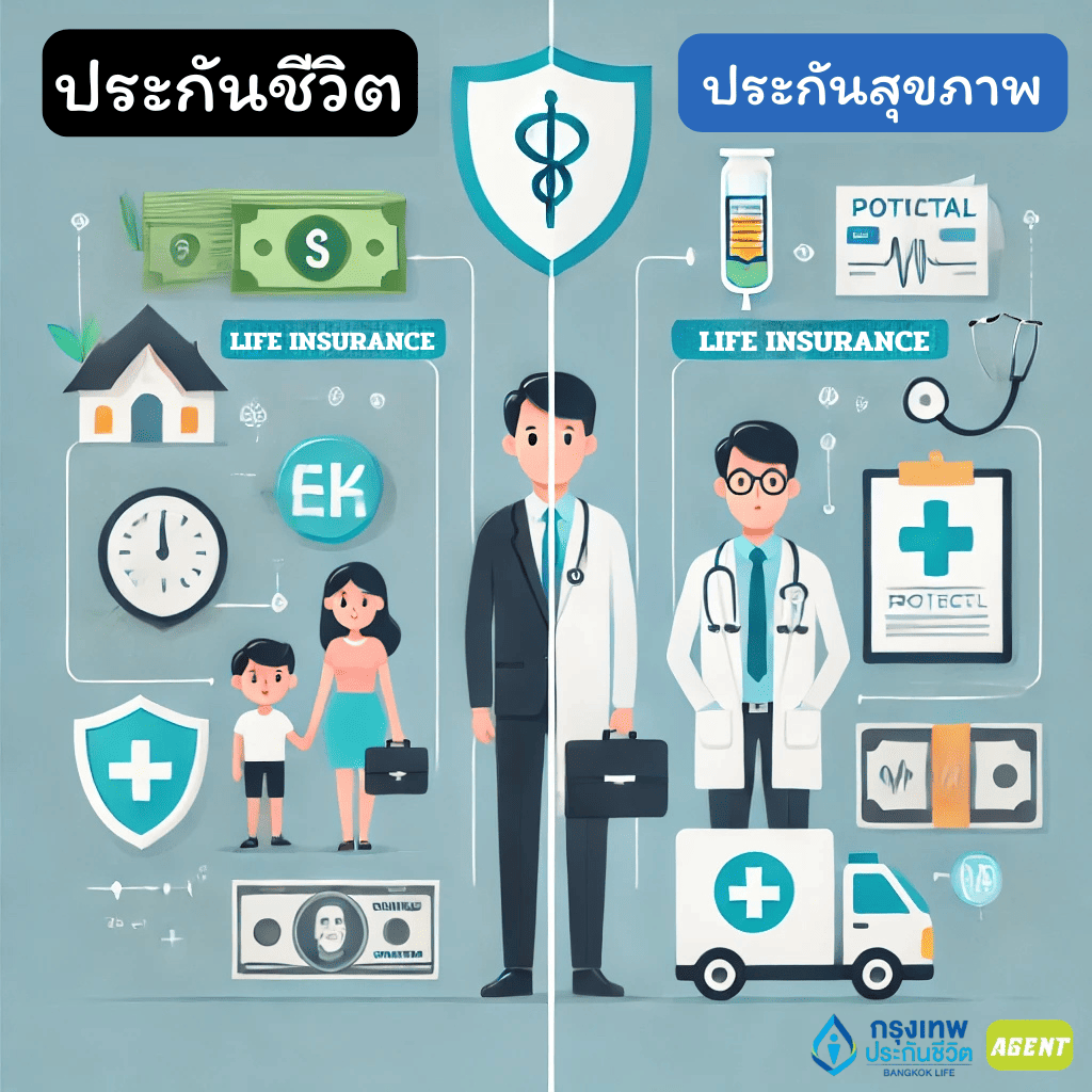 เปรียบเทียบประกันชีวิตกับประกันสุขภาพ,ประกันชีวิตกับสขภาพเลือกอันไหนดี,ประกันแบบไหนดี,เลือกทำประกันสุขภาพดีไหม,เลือกทำประกันชีวิตดีไหม